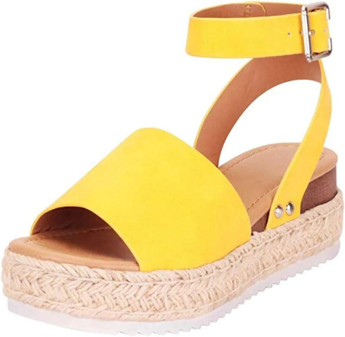 Platform Sandals for Women Comfortable Open Toe Buckle Sandals Stylish Dressy Summer Walking Shoes Casual Beach Boho Sandal Footwear