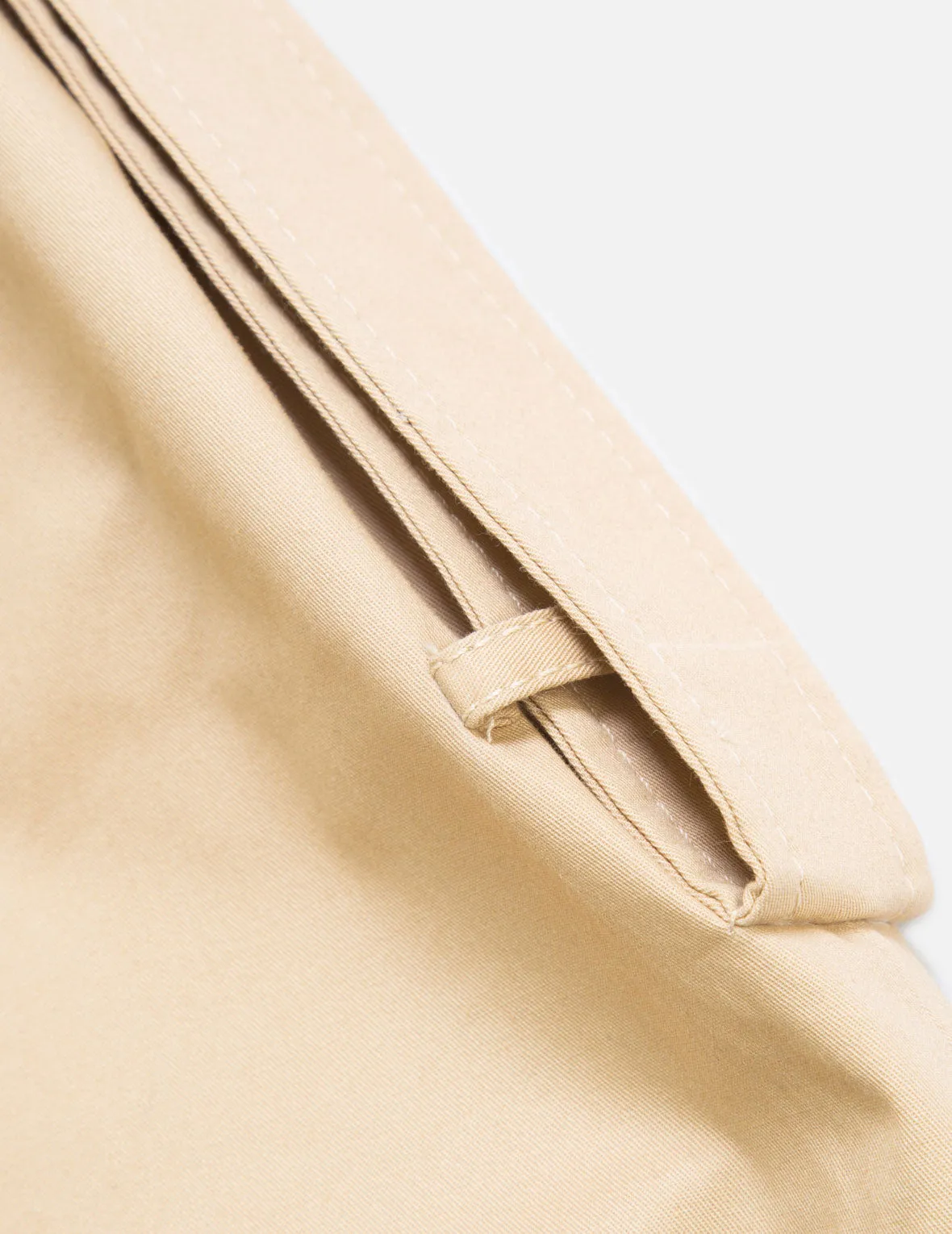 Pleated-Mesh Panelled Trench Jacket