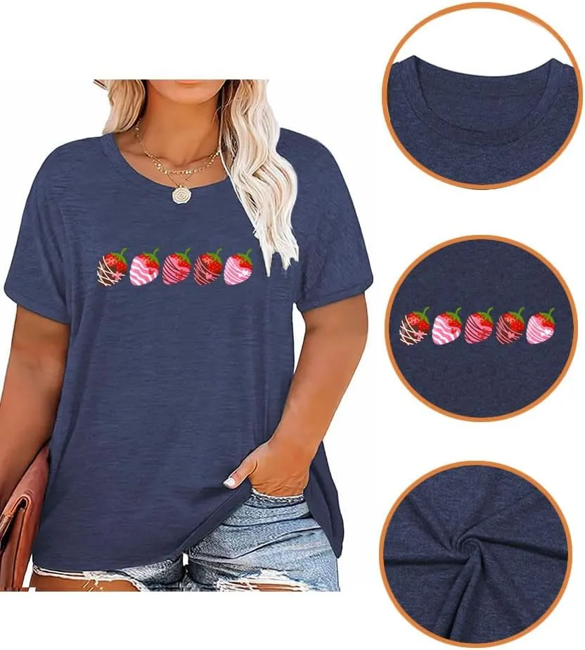 Plus Size Coffee Sunflowers Graphic Printed Shirt Women Short Sleeve Summer O-Neck Casual Tunics Top Tshirt