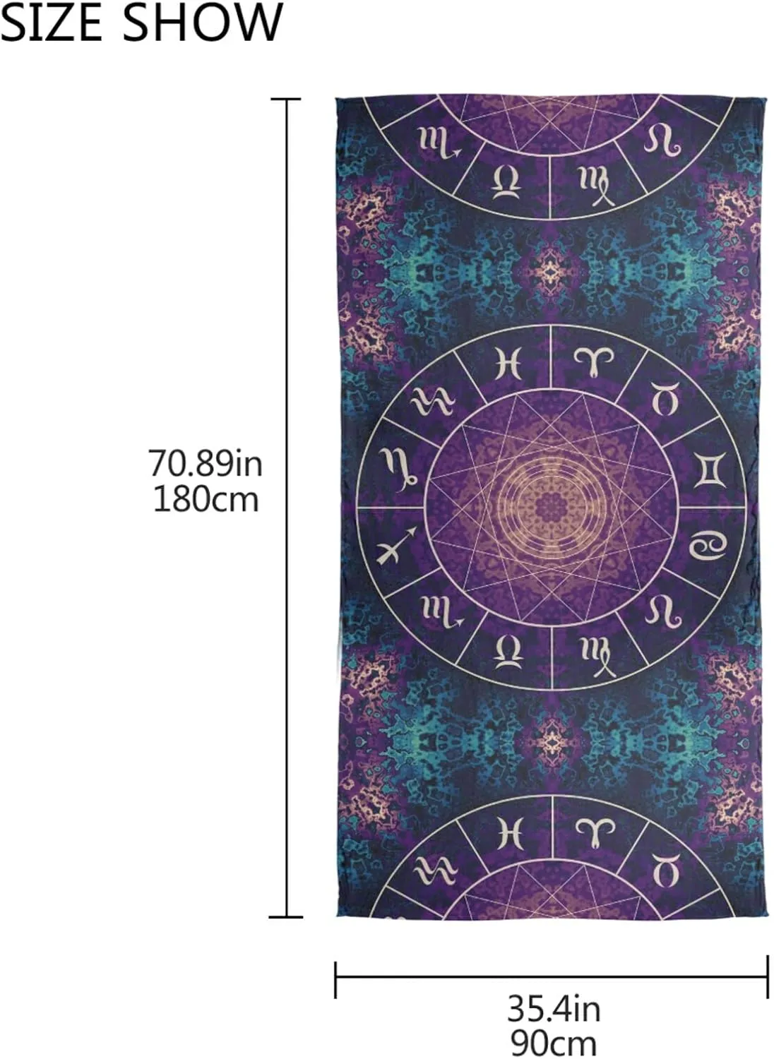 Poeticcity Women Long Silk Scarf, Satin Shawl Chiffon Large Stole Headscarf Sunscreen Wrap