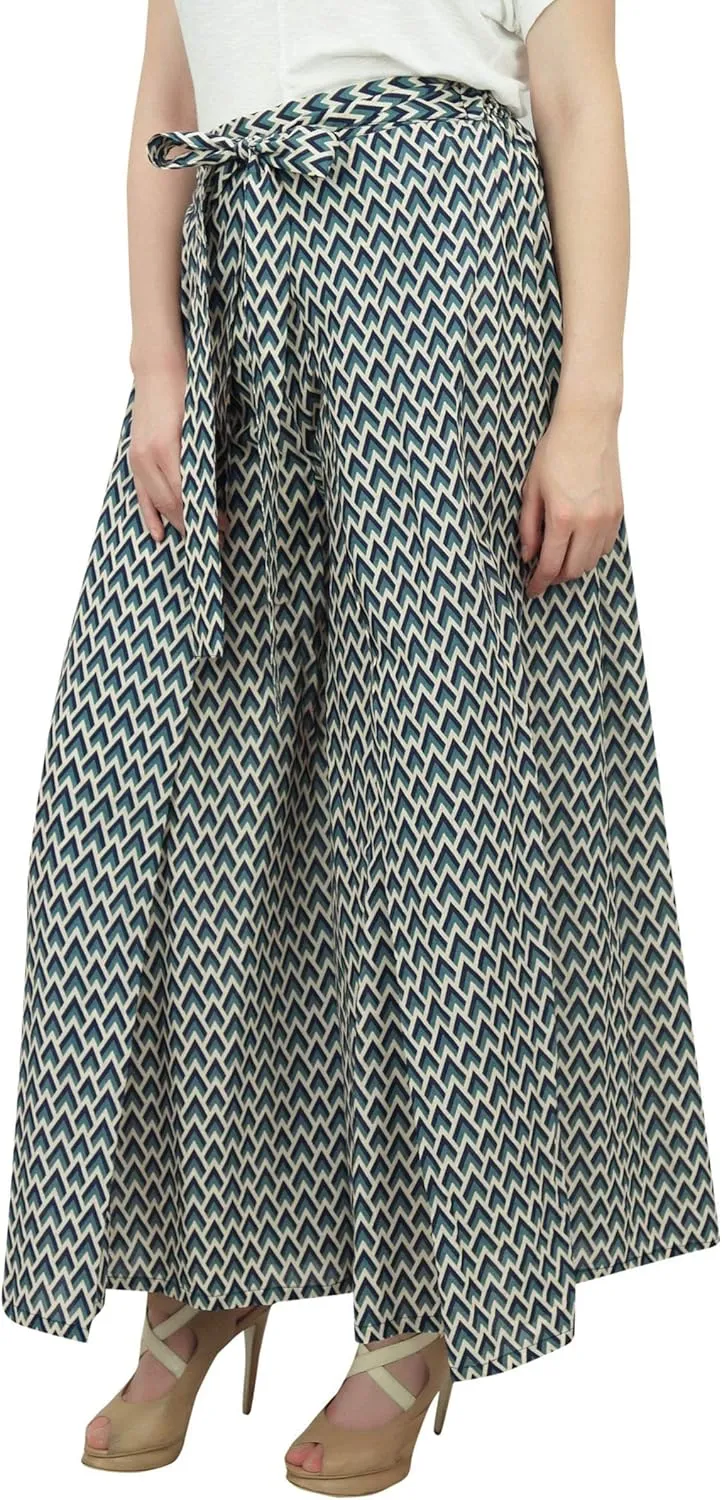Printed Harem Pant for Women High Waist Palazzo Pant Casual Elastic Waist Trousers