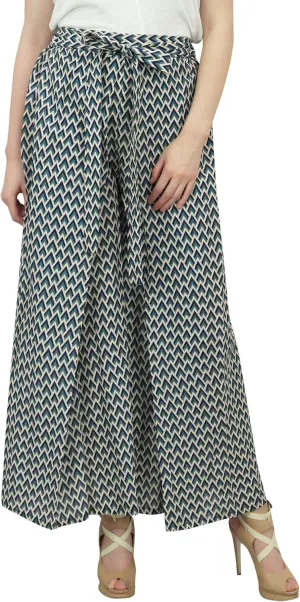 Printed Harem Pant for Women High Waist Palazzo Pant Casual Elastic Waist Trousers