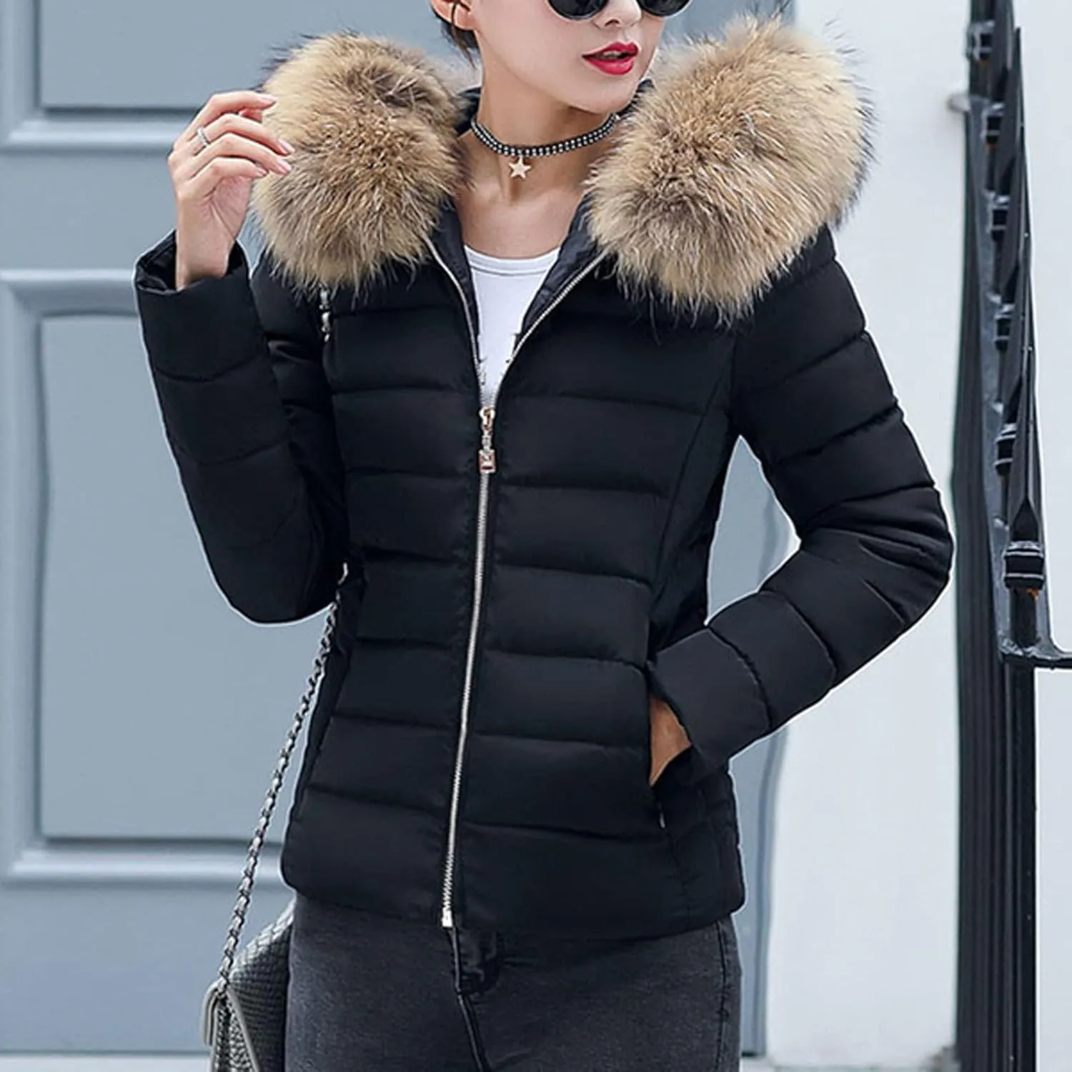 QWENTMTNTY Sherpa Shacket Jacket Women with Pockets Fleece Lined Winter Jacket Thicken Denim Jean Trucker Jacket Coats