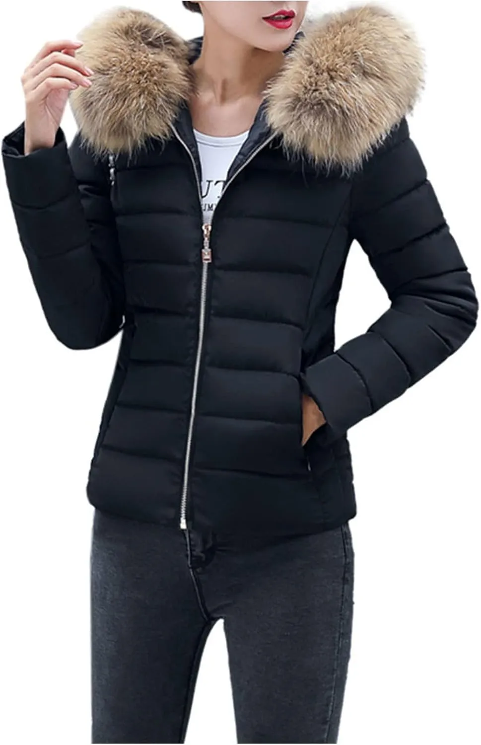QWENTMTNTY Sherpa Shacket Jacket Women with Pockets Fleece Lined Winter Jacket Thicken Denim Jean Trucker Jacket Coats