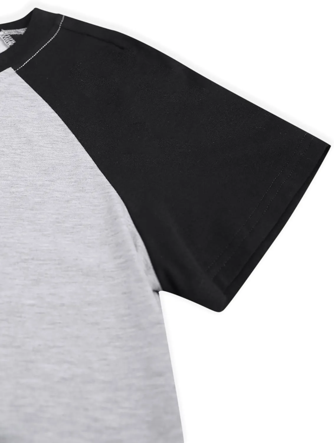Remidoo Womens Ringer Tee Crew Neck Color Block Casual Summer Short Sleeve T Shirt