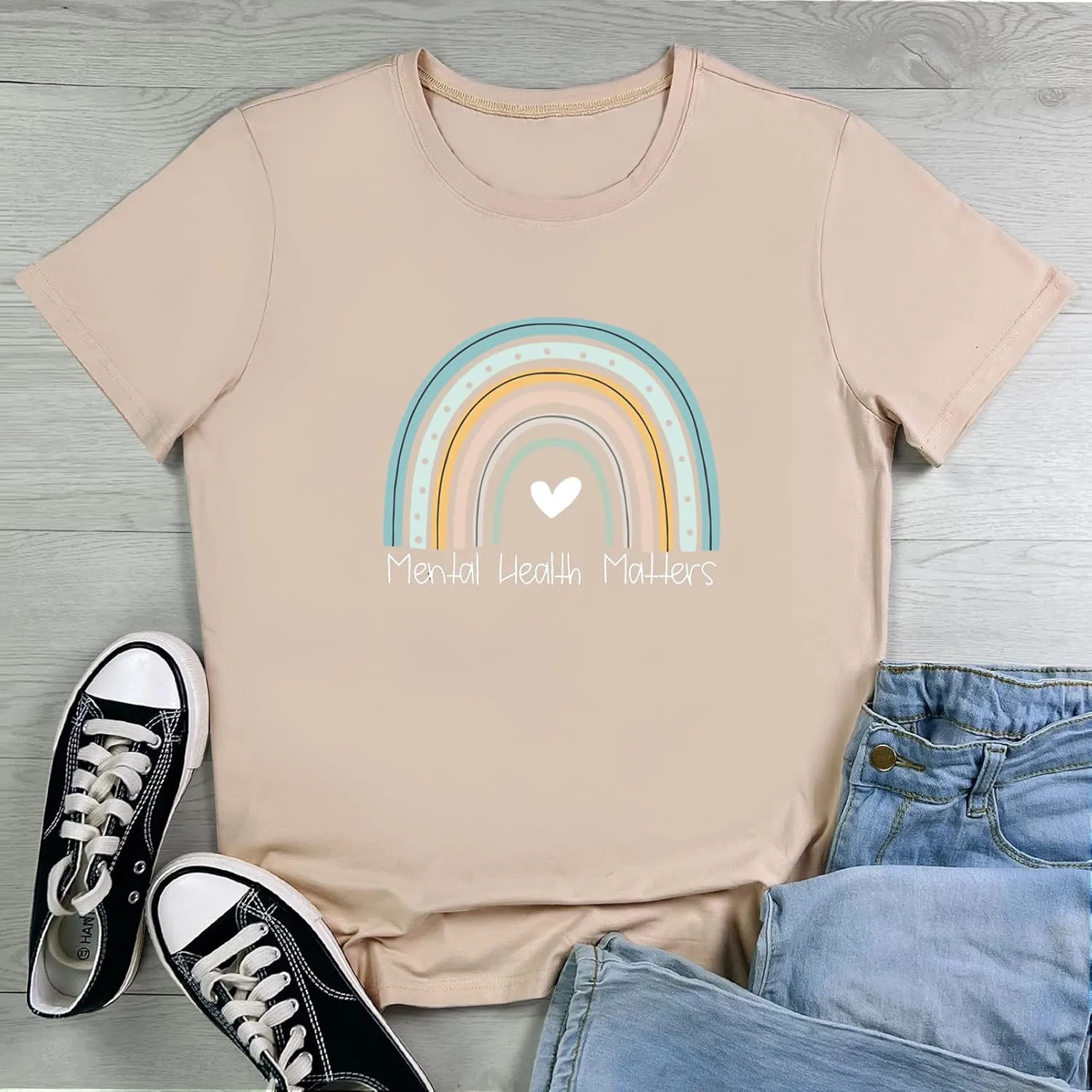 ROSEPARK Women Graphic Tees Cute Shirts Summer Tops
