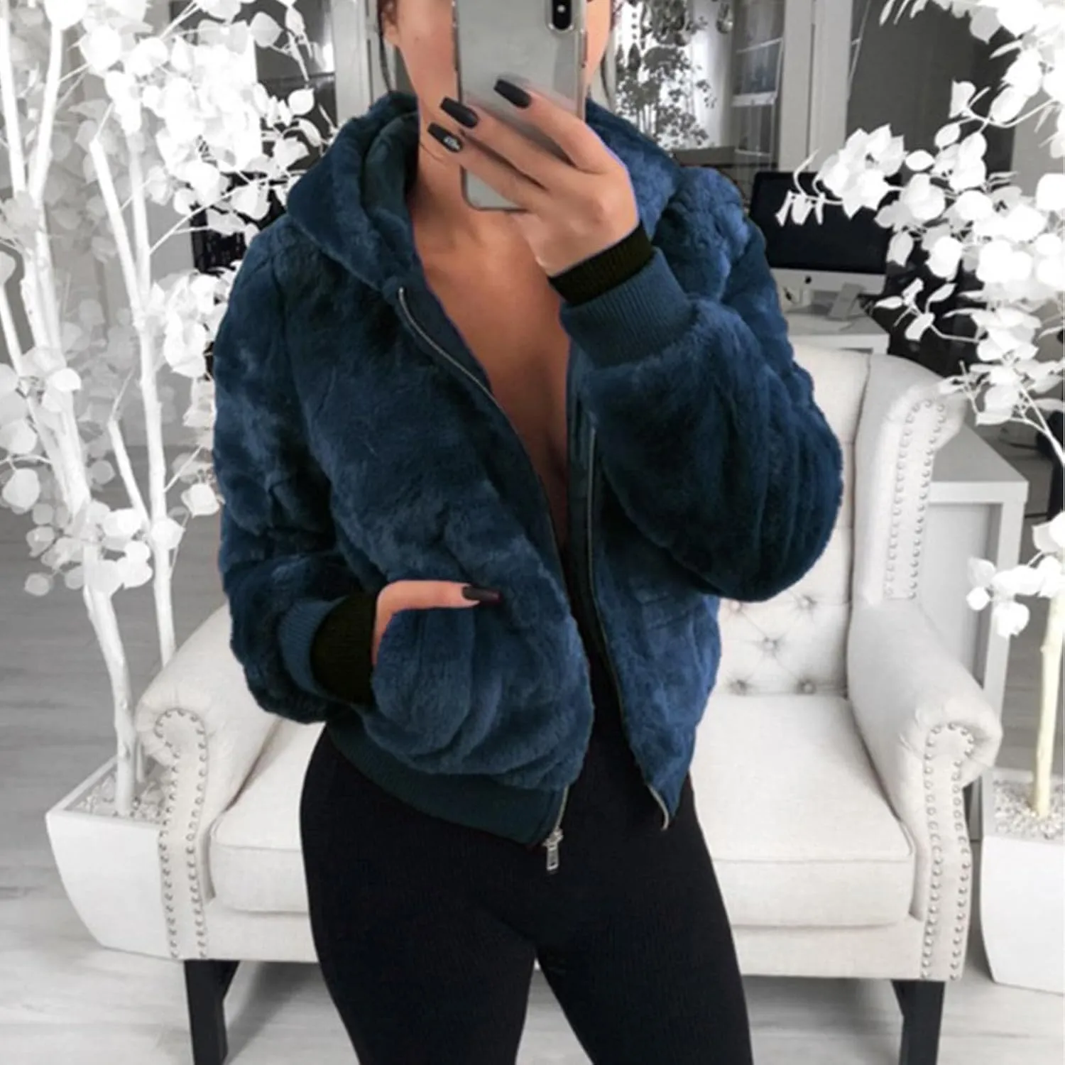 SHAOBGE Winter Clothes For Women Women's Casual Jacket Winter Warm Outwear Blouse Ladies Coat Overcoat Winter