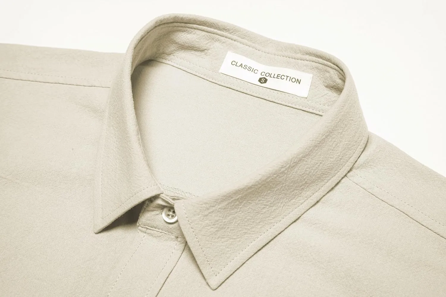 SIR7 Mens Summer Short Sleeve Cotton Linen Shirts Casual Button Down Shirts Beach Vacation Wedding Tops
