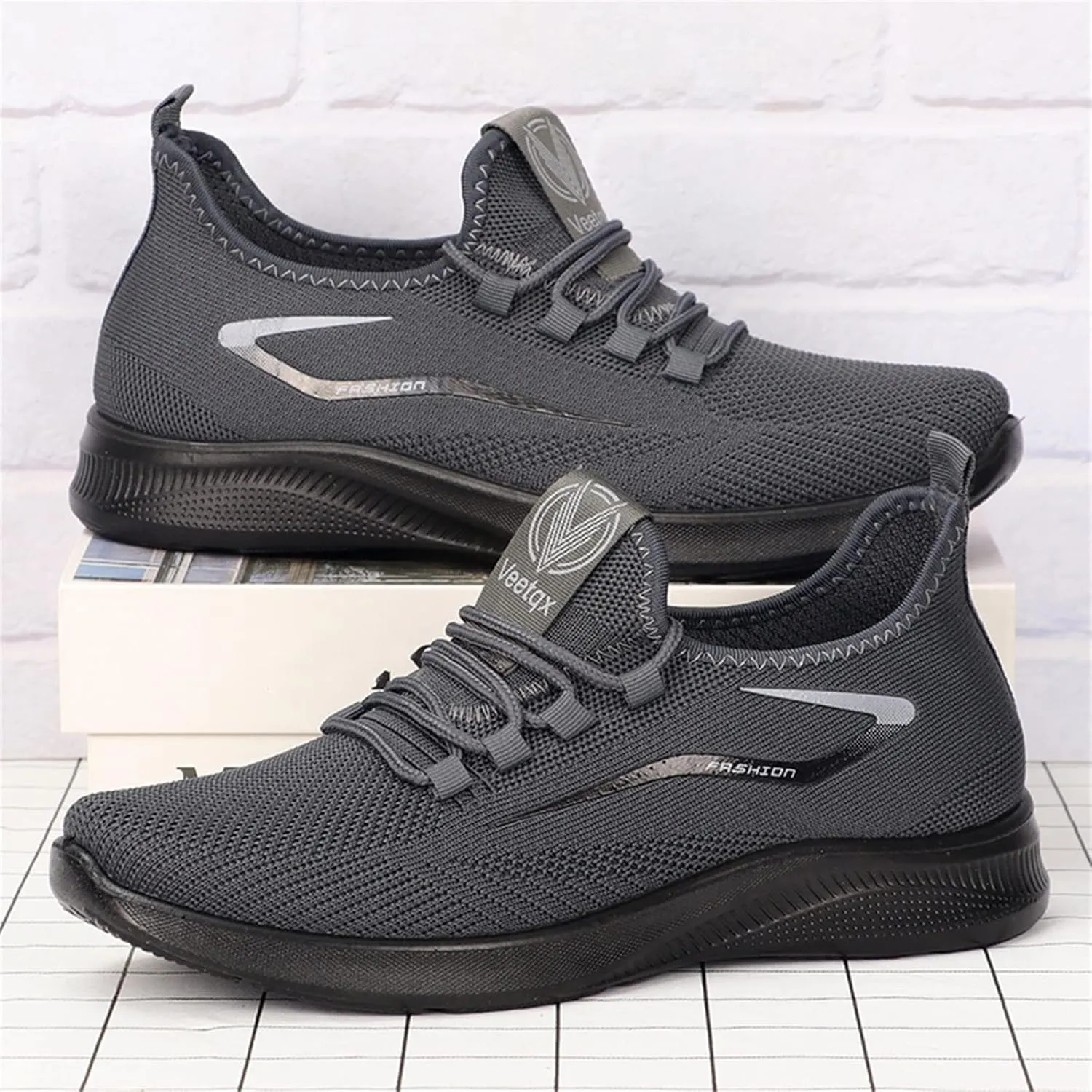 Sneakers for Women Casual Lightweight Breathable Tennis Shoes Non Slip Work Travel Walking Shoes Lace Up Slip On Cushion Sneakers