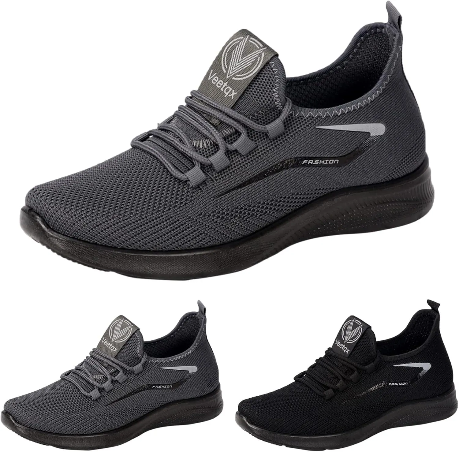 Sneakers for Women Casual Lightweight Breathable Tennis Shoes Non Slip Work Travel Walking Shoes Lace Up Slip On Cushion Sneakers