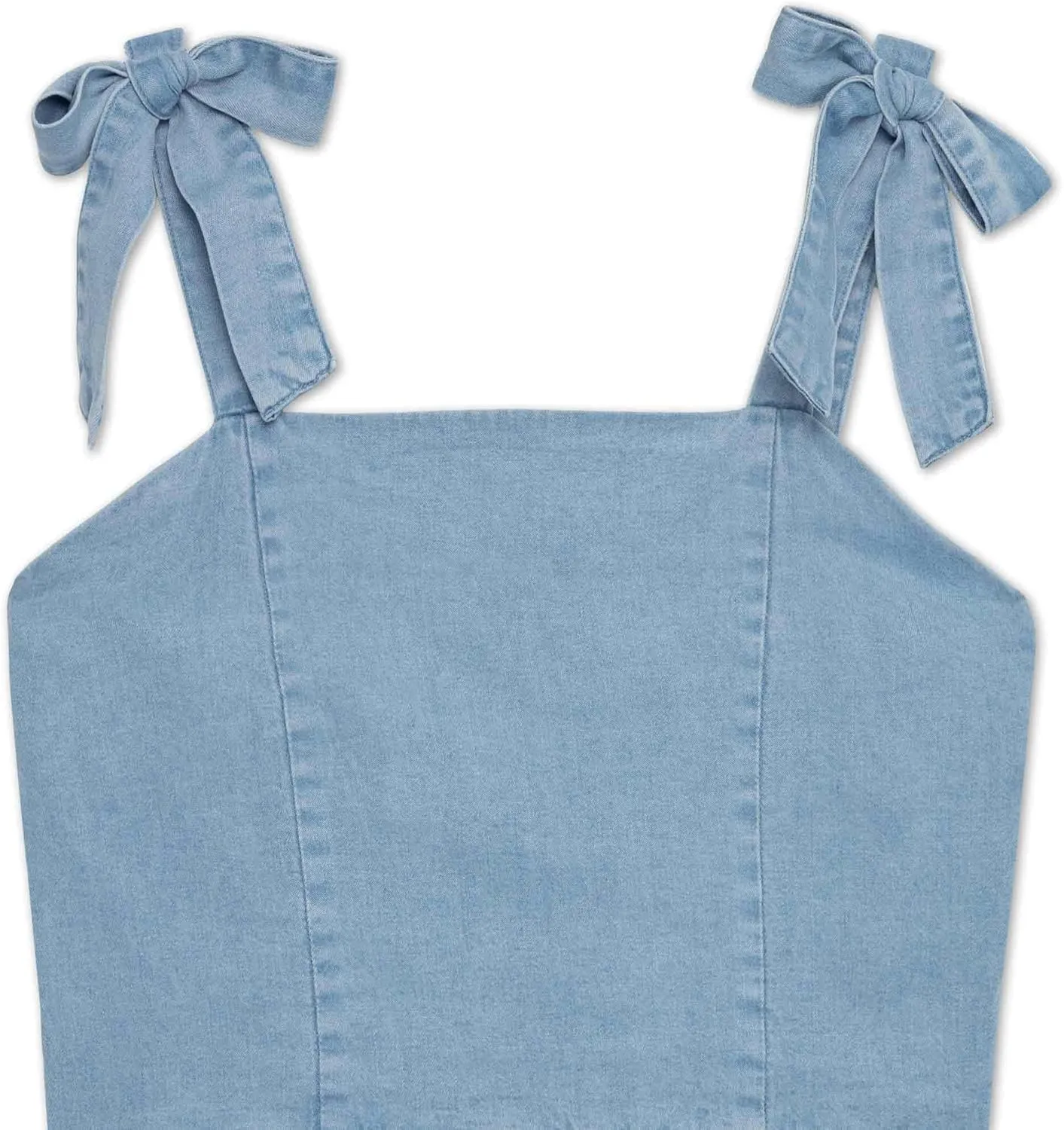 Speechless Girls Sleeveless Cropped Top and Maxi Tiered Skirt Set