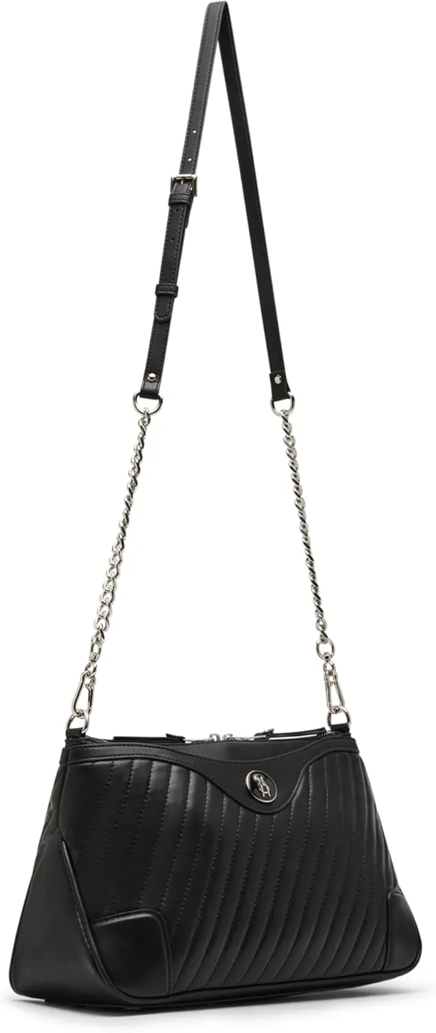 Steve Madden Veera Diagonal Quilted Satchel