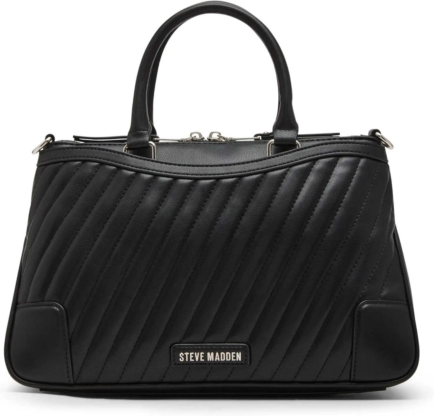 Steve Madden Veera Diagonal Quilted Satchel