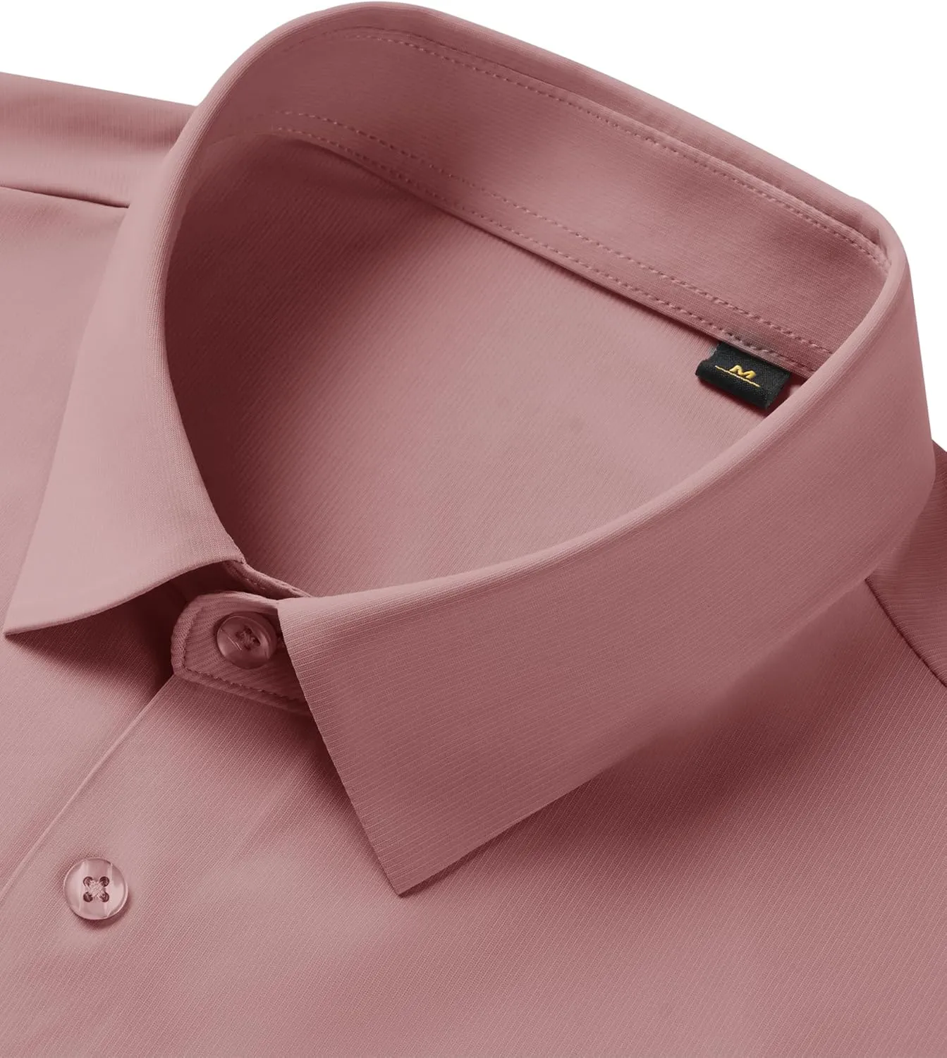 Stretch Mens Dress Shirts Long Sleeve Muscle Fit Dress Shirts for Men Slim Fit Big and Tall Mens Button Down Shirt