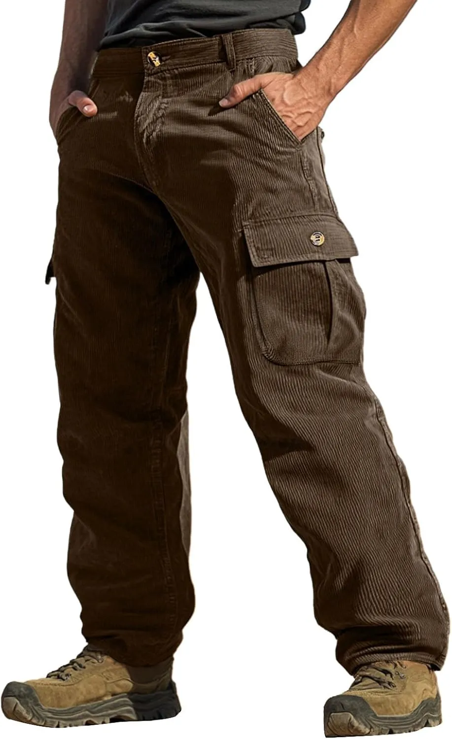 Sweatpants for Men Sport Slacks Mens Tapered Trendy Split Ripstop Slims Belts Solid Color Trousers