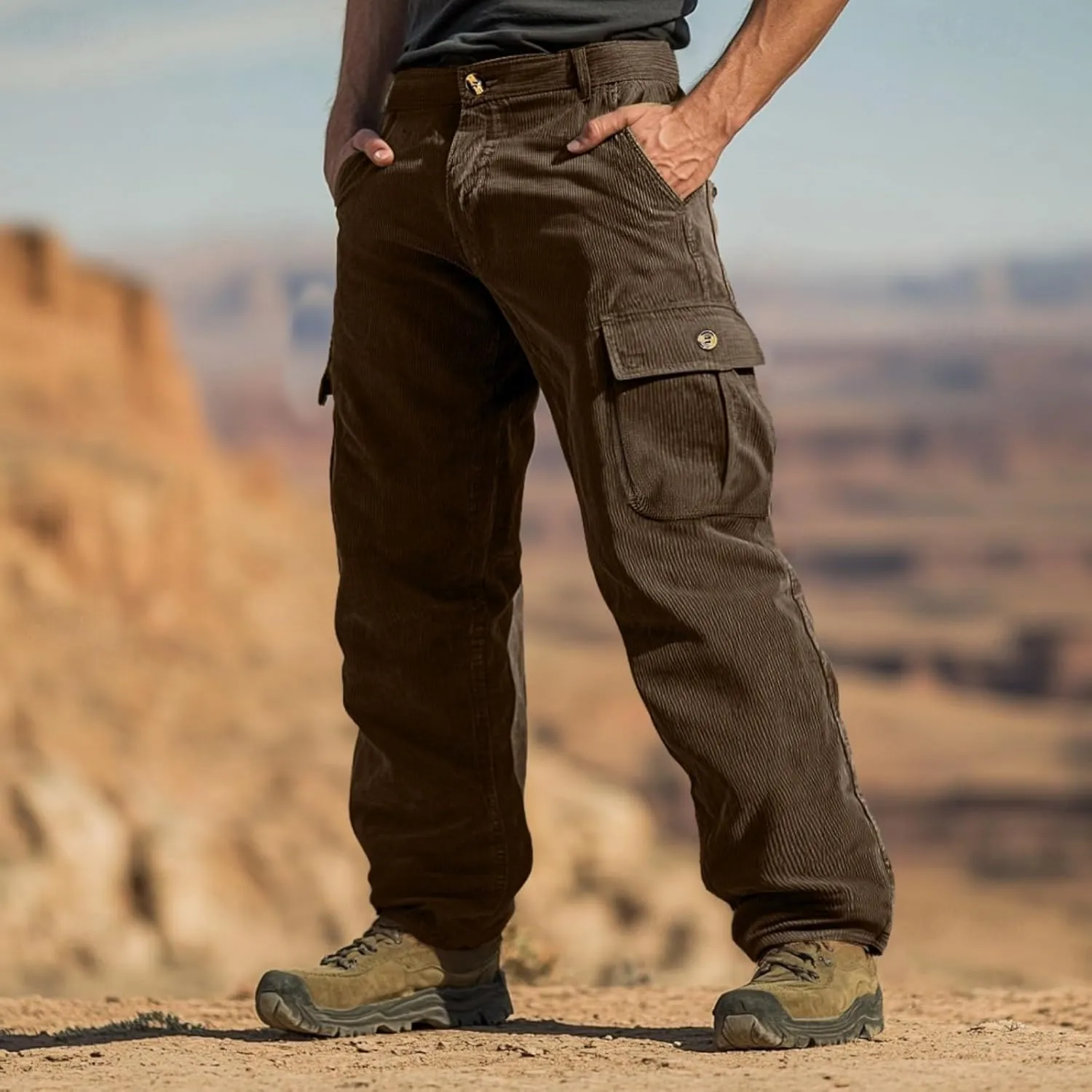 Sweatpants for Men Sport Slacks Mens Tapered Trendy Split Ripstop Slims Belts Solid Color Trousers