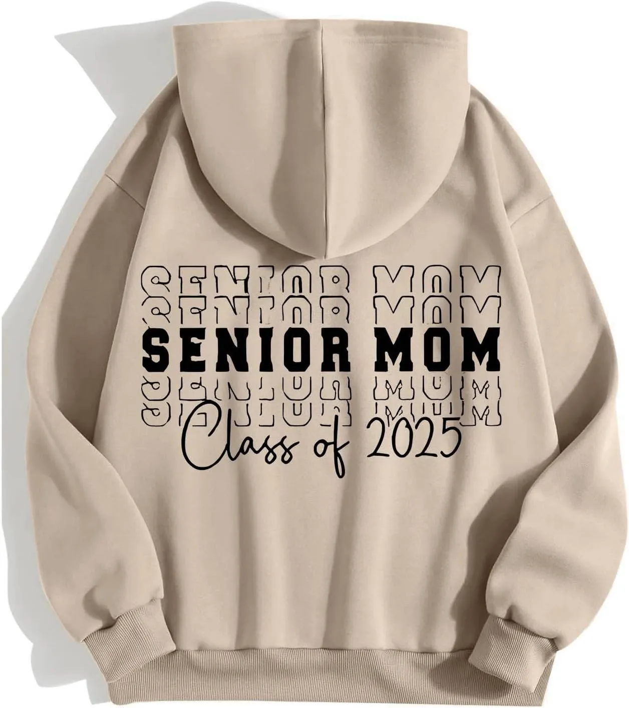 Sweatshirt for Women Senior Mom 2025 Womens Zip Up Hoodies Long Sleeve Fall Oversized Sweatshirts