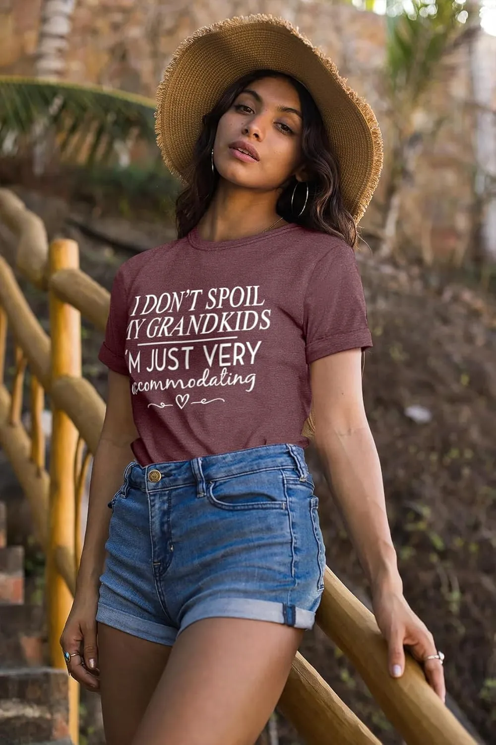 T Shirts for Women Crewneck Boho Flowers Wildflowers Graphic Tees 2025 Summer Cute Shirts Short Sleeve Tops