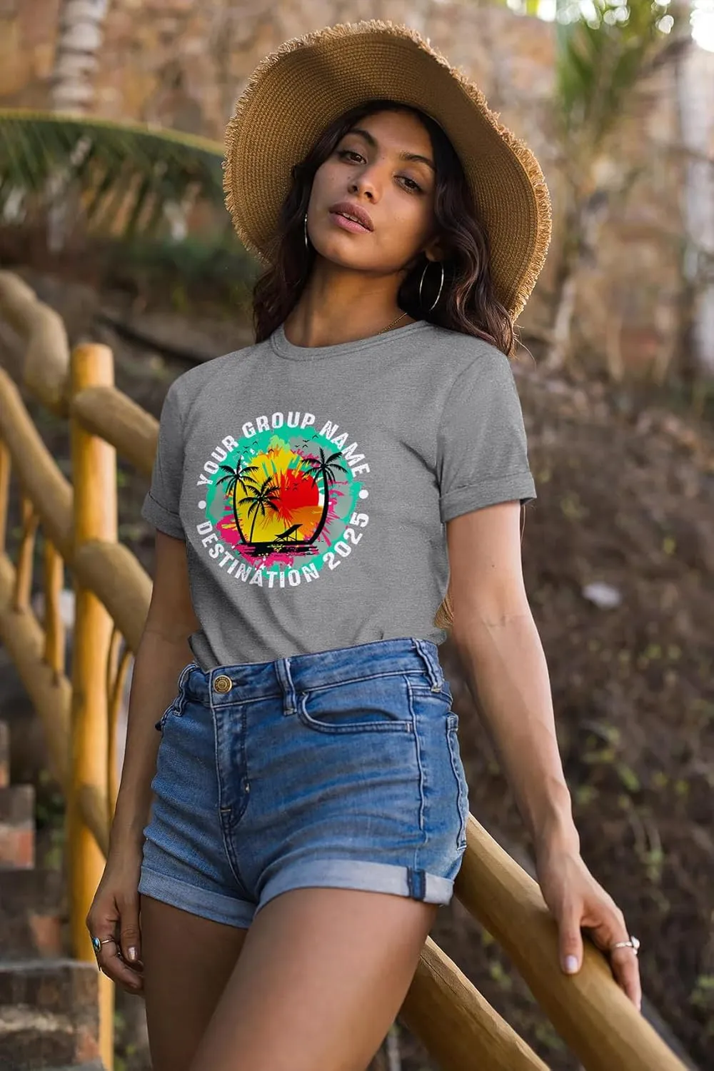 T Shirts for Women Crewneck Boho Flowers Wildflowers Graphic Tees 2025 Summer Cute Shirts Short Sleeve Tops