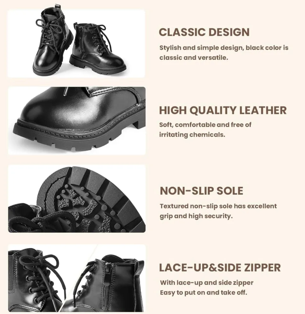TODDLER COMBAT BOOTS