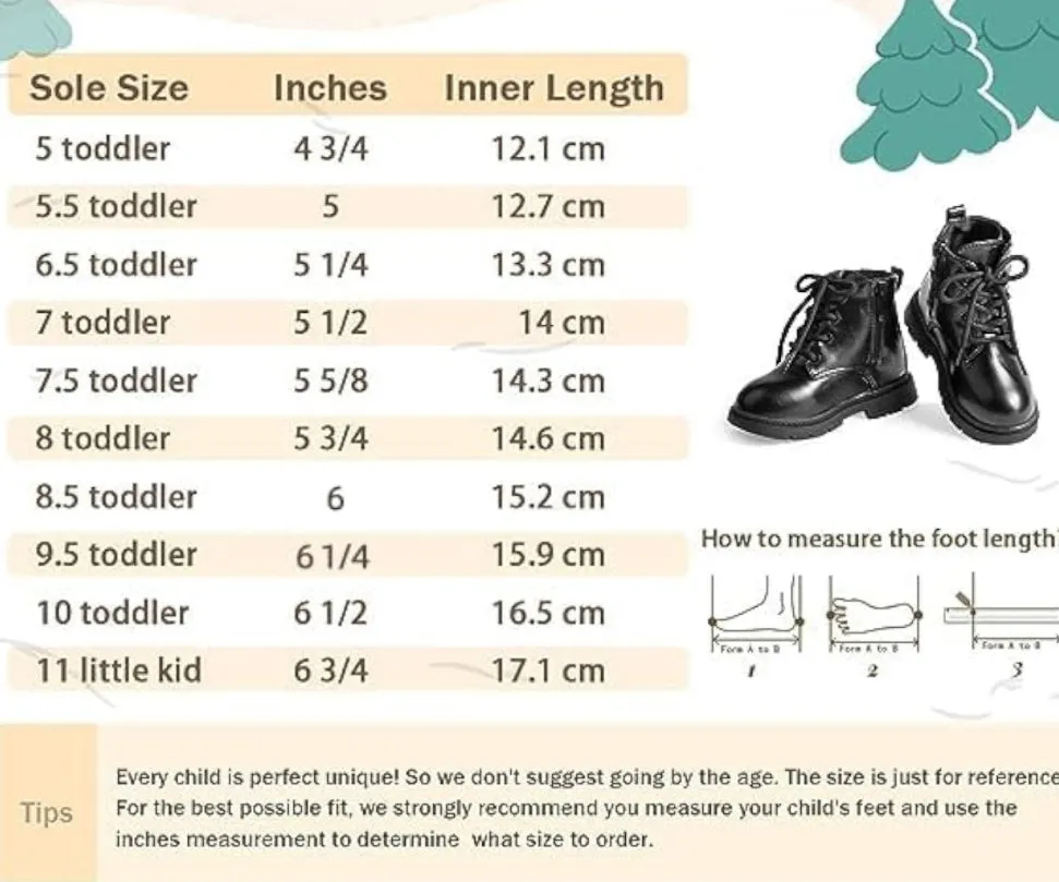 TODDLER COMBAT BOOTS