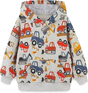 Toddler Kids Cotton Fleece Sweatshirt Hoodie 2-7T
