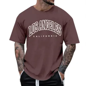 Tshirt for Men Casual Short Sleeve Breathable Athletic Outdoor Regular Fit Tees Trendy True Comfort Tops