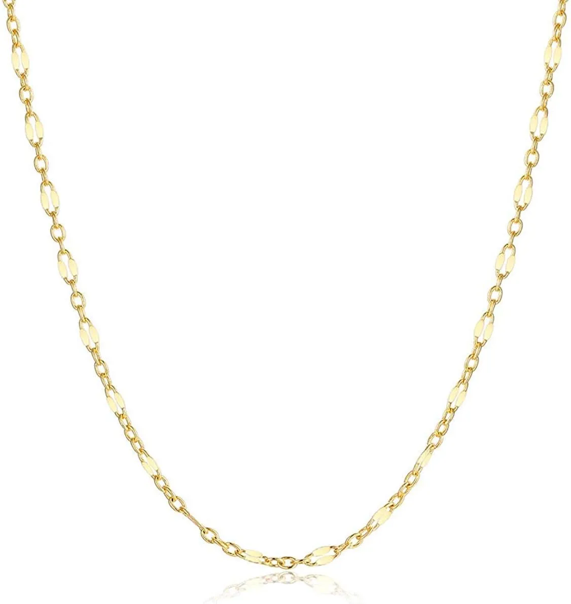 VACRONA Gold Dainty Beaded Choker Necklace 18K Gold Plated Evil Eye Choker Necklace Delicate Long Gold Chain Necklaces Jewelry Gift for Women