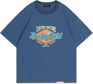 Vamtac Mens Oversized T Shirts Summer Casual Vintage Graphic Tees Streetwear Harajuku Tops