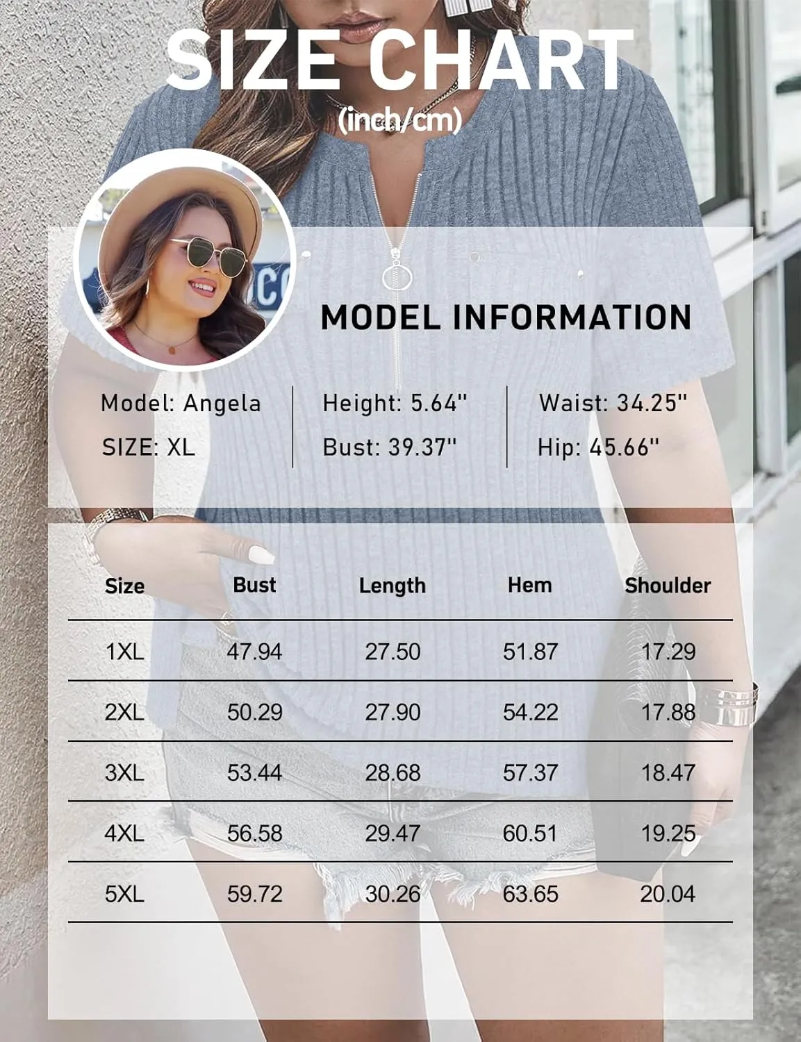 Viracy Plus Size Womens Tops 1/4 Zip Up Casual Shirts Lightweight Short Sleeve Tunics