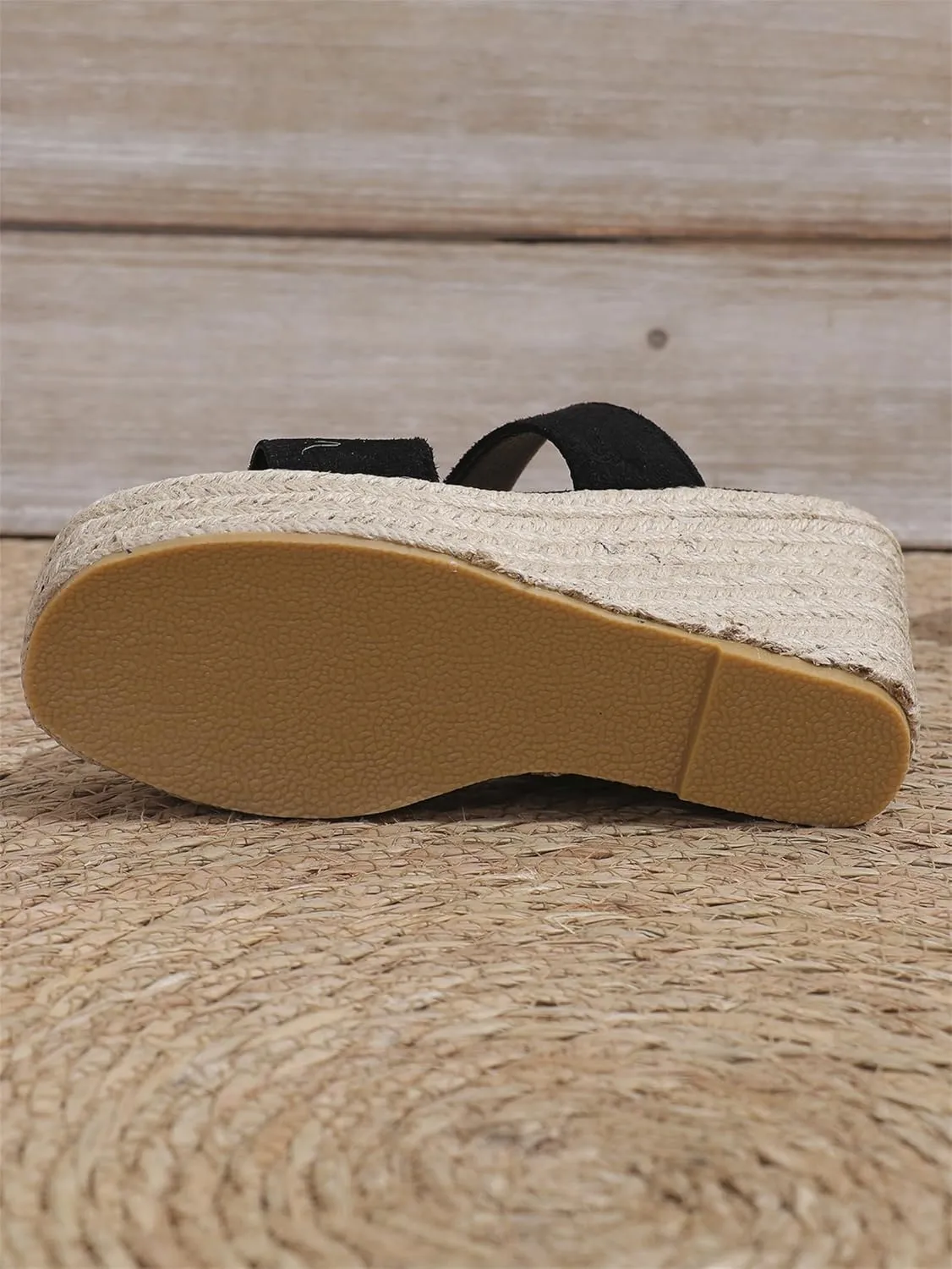 Wedge Sandals for Women 2025 Comfortable Orthopedic Slip on Sandals Open Toe Raffia Slippers Summer Casual Chunky Sandal Outdoor Shoes
