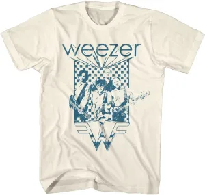 Weezer Rock Music Band & Logo Vintage Style Adult Short Sleeve T Shirt Graphic Tees