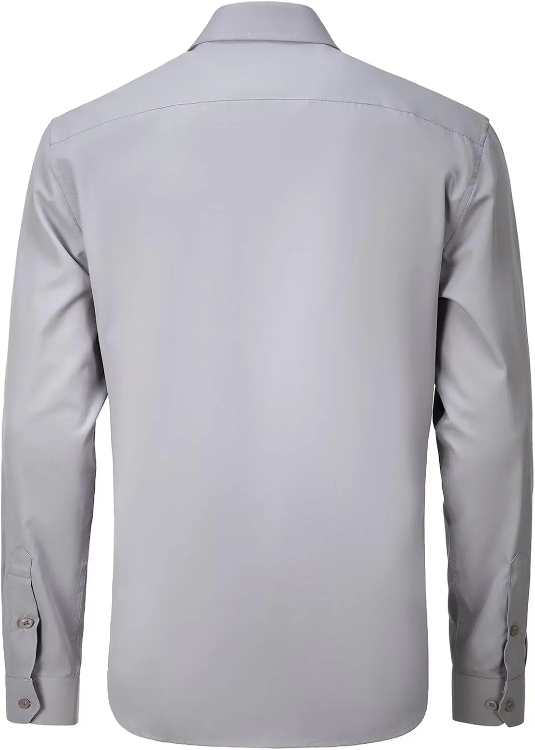 Wehilion Men's Dress Shirts Slim Fit,Dress Homecoming Shirts for Men Long Sleeve Stretch Business Men Dress Shirt