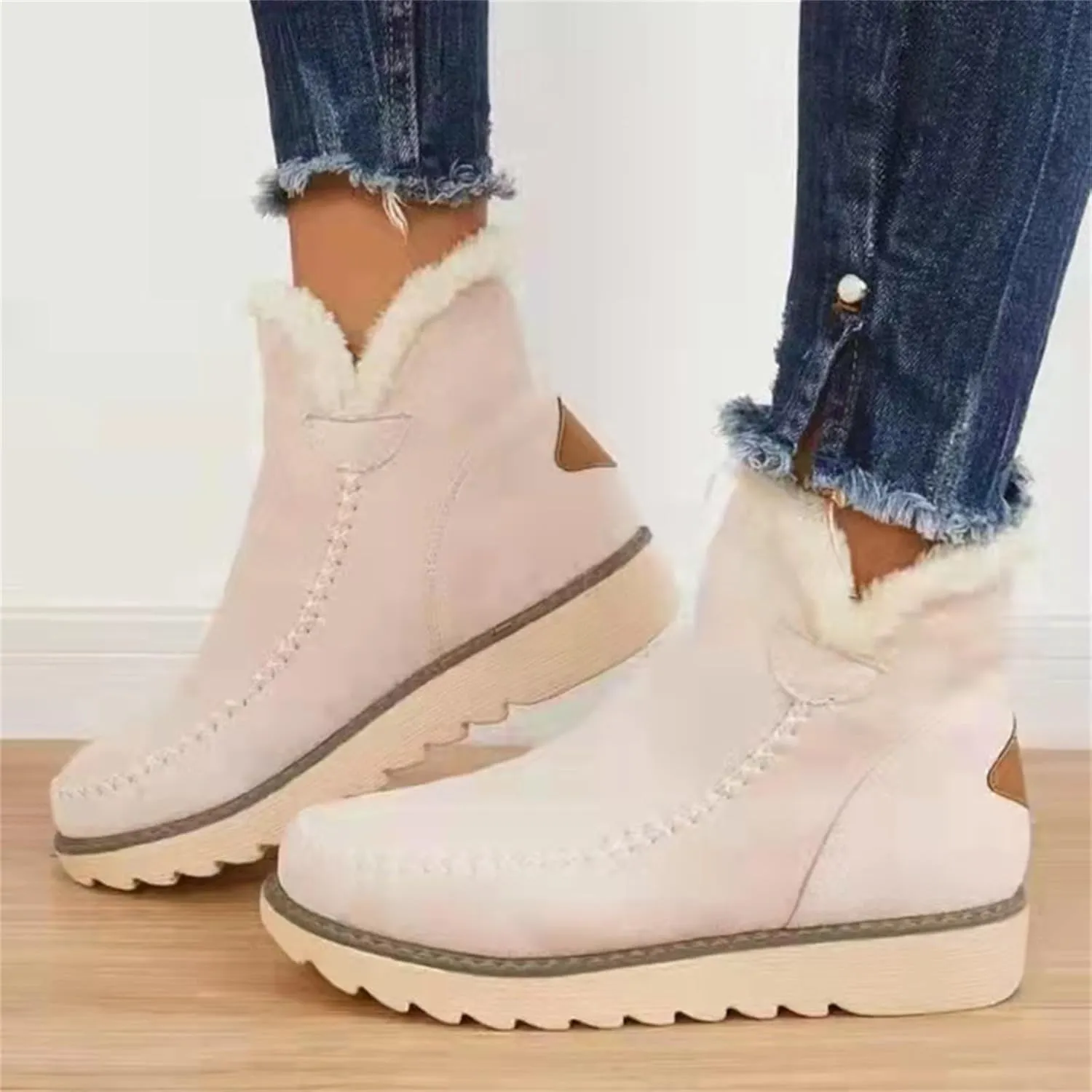 Winter Boots for Woman Cute Women Snow Boots Waterproof Winter Boots Woman Womens Snow Shoes with Poles Botas De FrO Para Mujer Elegantes