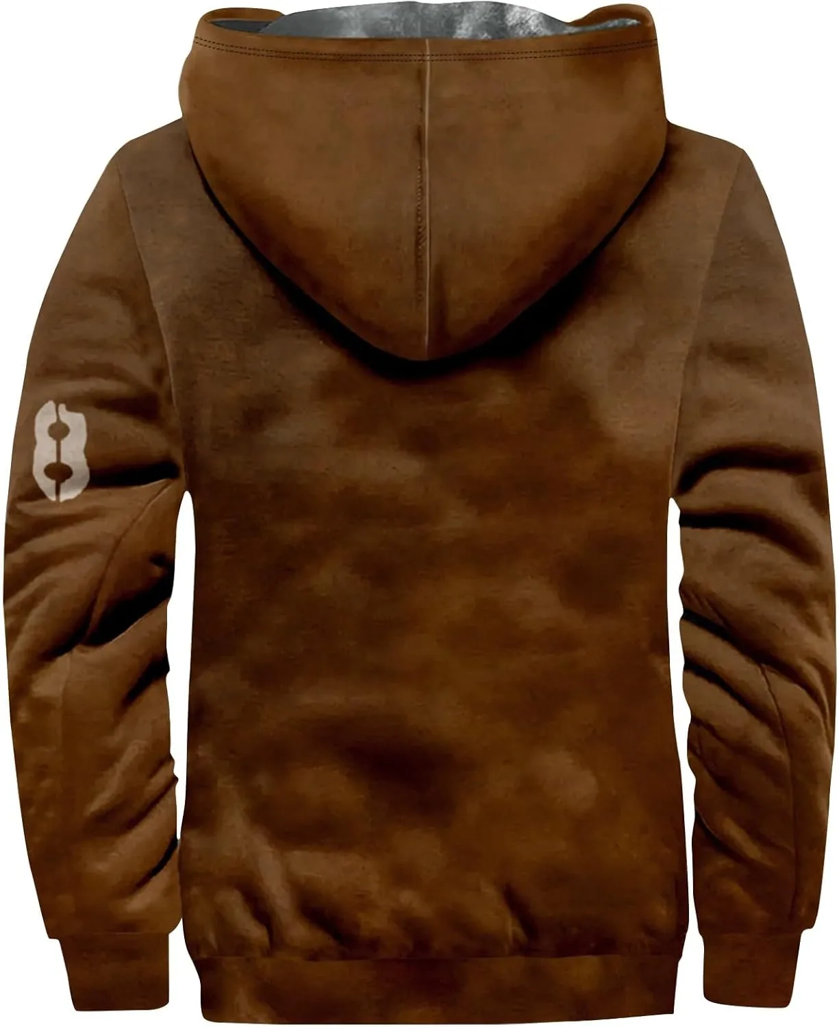 Winter Jackets for Men Heavyweight Sweatshirt Coat Hoodie Fleece Sherpa Lined Warm Jacket Zip Up Sweatshirt with Pockets