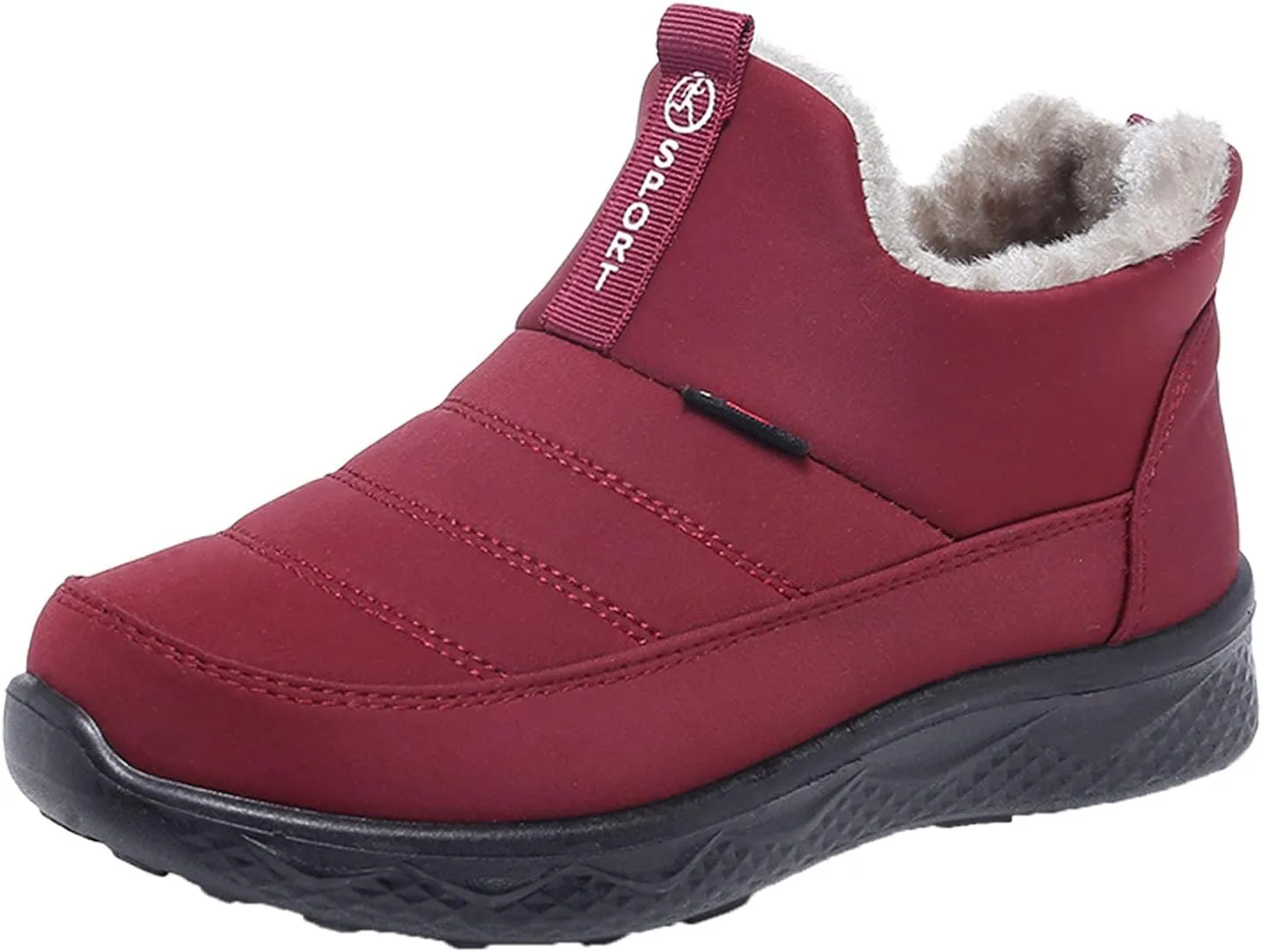 Winter Snow Boots for Women Zipper Orthopedic Snow Boots for Women Size 7 Waterproof Snow Boots Womens 11w Winter Women Boots Slip on Botas Invierno Para Mujer