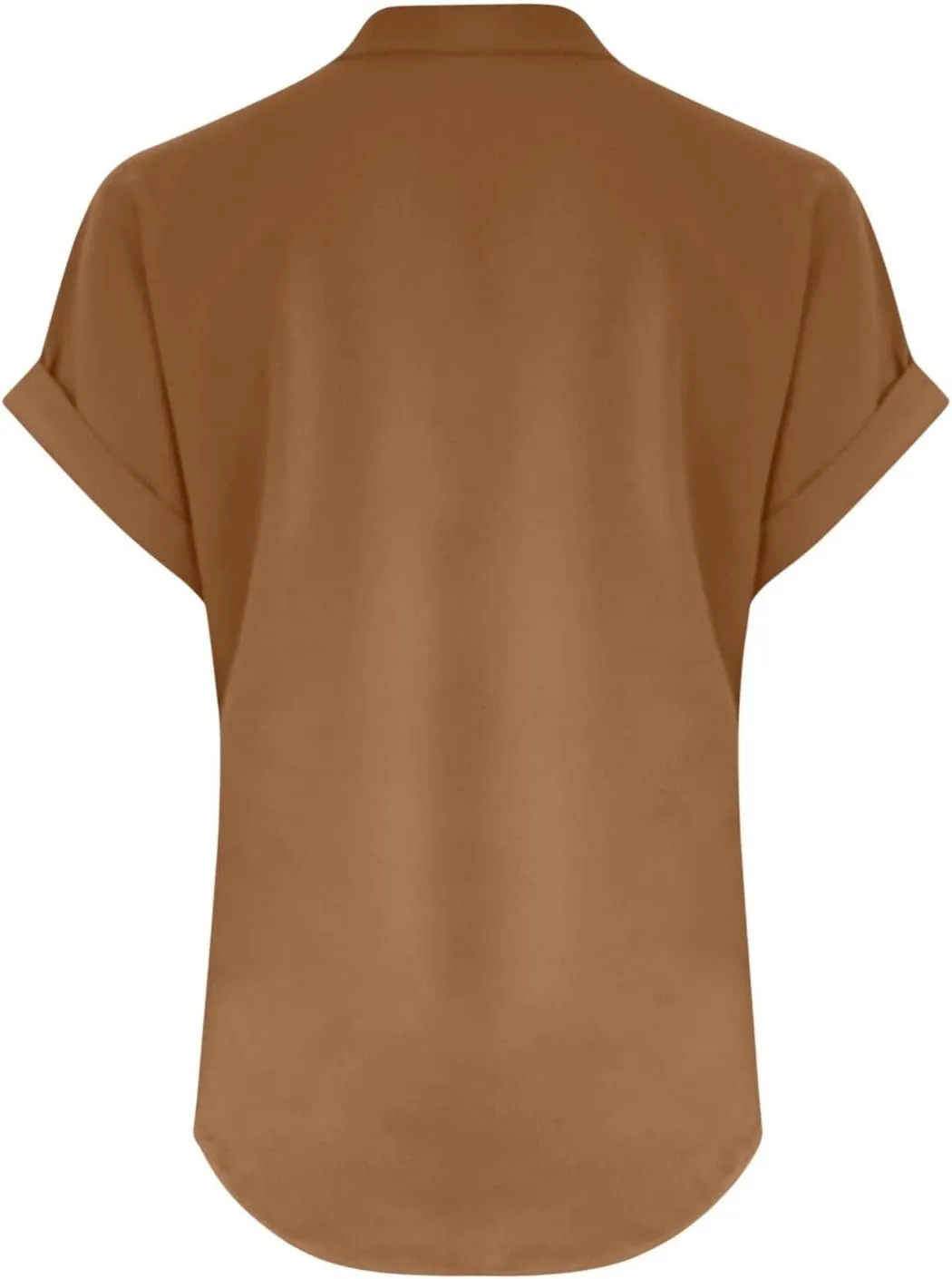 Women Cotton Linen Summer Tops Short Sleeve Loose Fit Blouses V Neck Dressy Casual Tunic Boho Resort Wear Clothing