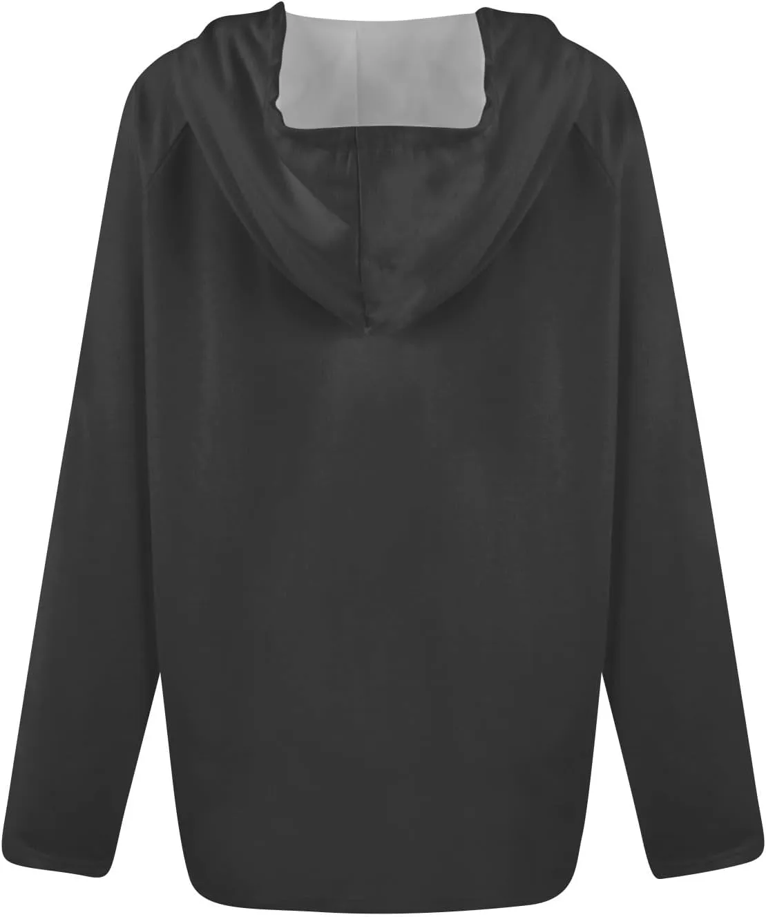 Women Fall Winter Oversized Long Sleeve Hoodie Coats Full Zip Up Crew Neck Trendy Casual Sweatshirt Jackets Tops
