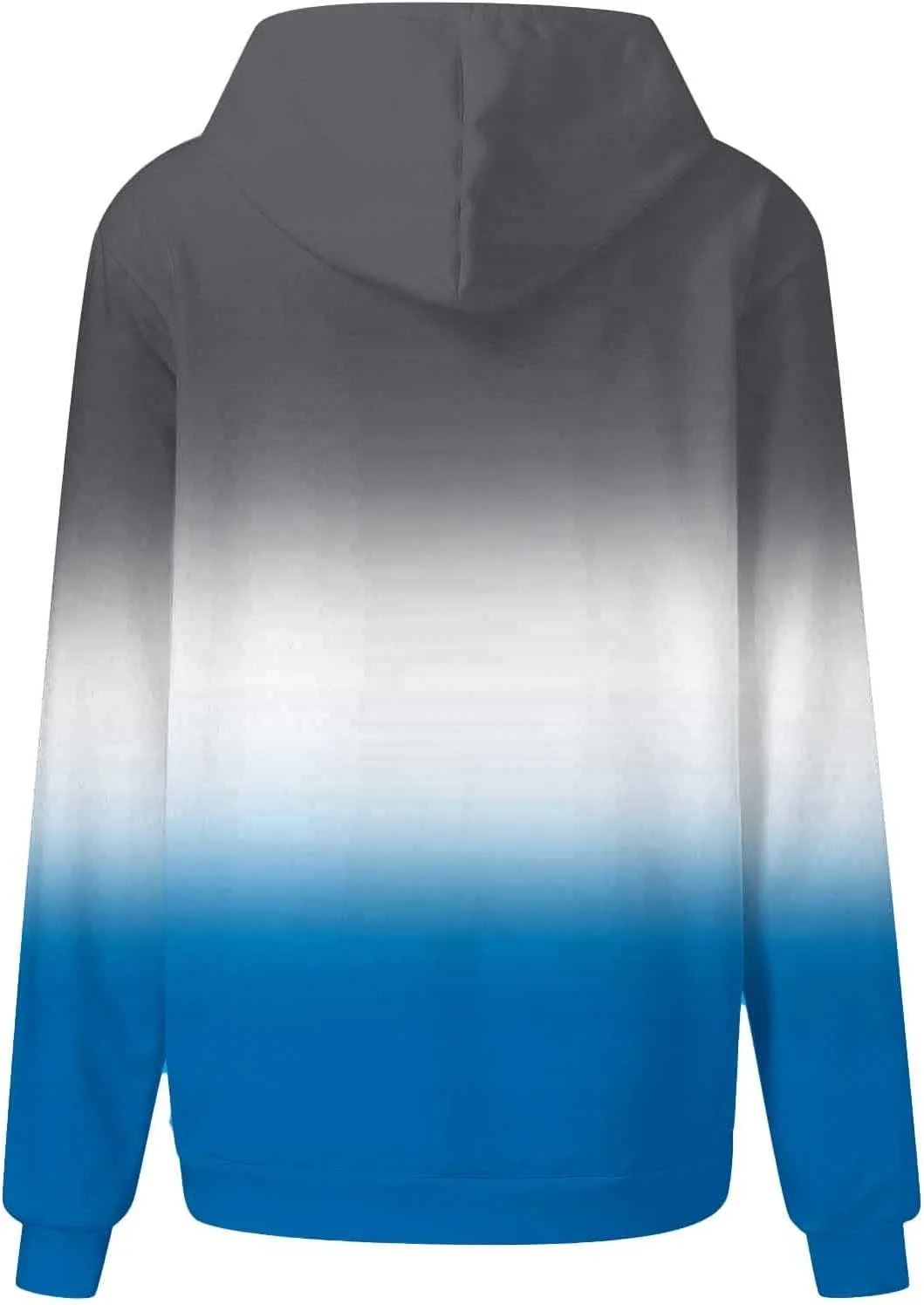 Women Gradient Color Oversized Hoodies Plus Size Loose Fit Cute Hoodie Baggy Sweatshirts Casual Long Sleeve Pullover
