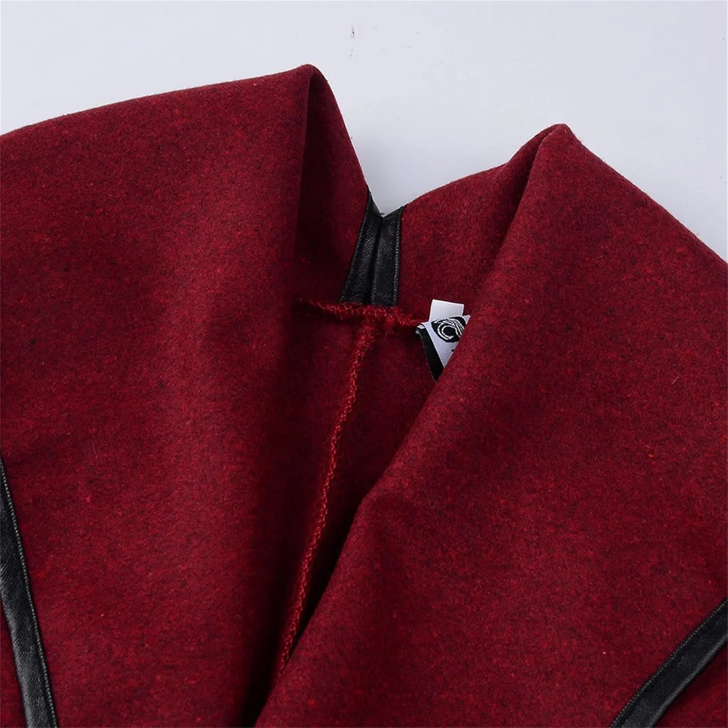 Women Irregular Bow Coat Zippers Long Sleeve Wool Warm Jacket Windbreaker Soft Front Zip Turtleneck Sweatshirt Womens Coat