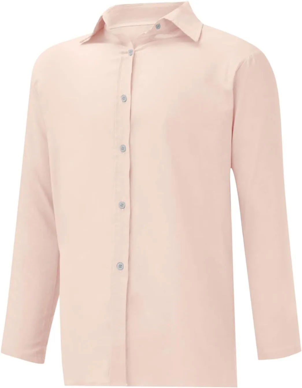 Women Linen Button Down Shirt Button Down Blouses Tops Sleeve Christmas Fall Jacket Dress Shirts for Women Blouse Blue