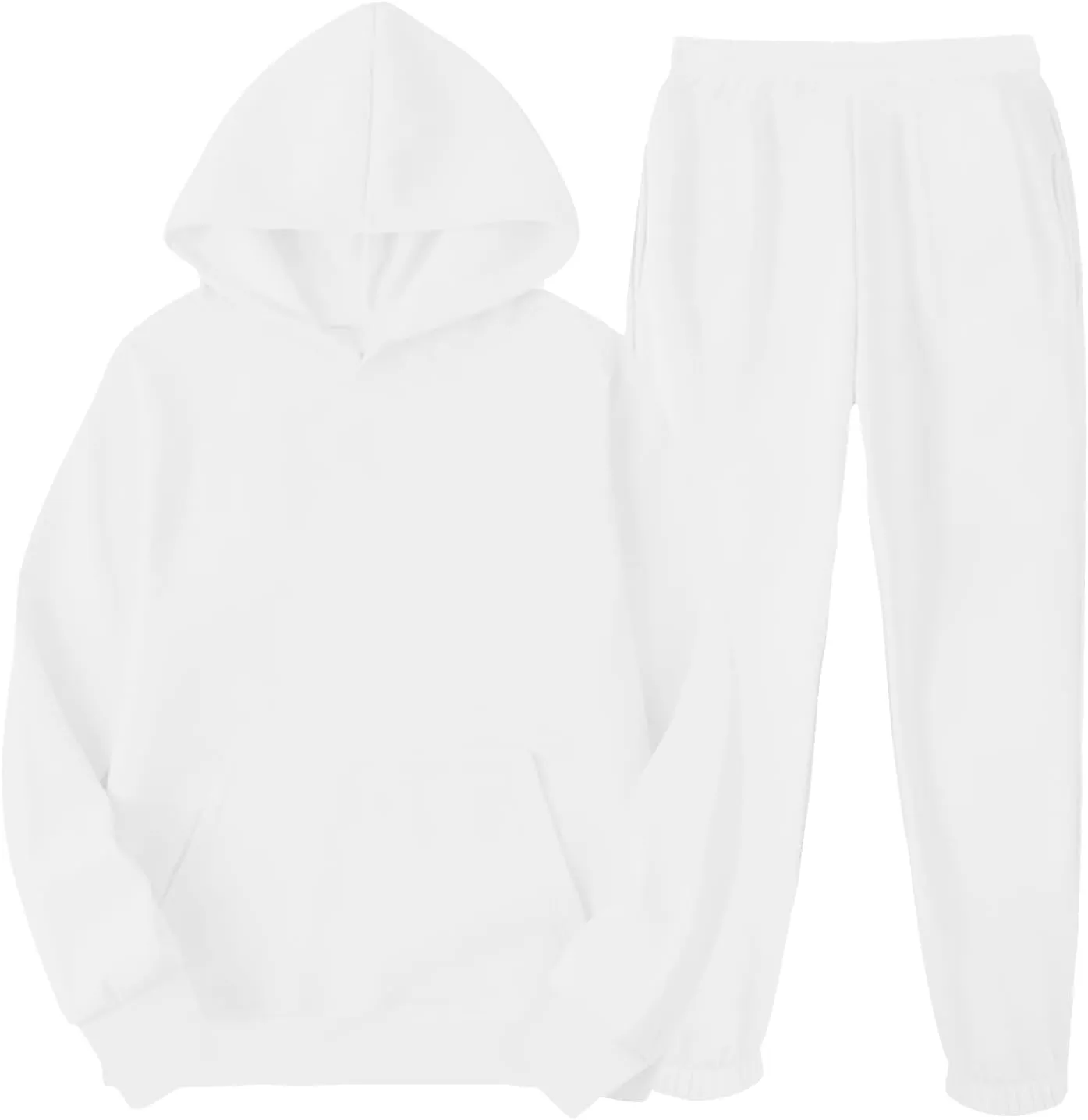 Womens 2 Piece Outfits Sweatsuits Oversized Hoodies Sweatshirt Jogger Sweatpant Tracksuit Sweat Lounge Matching Set