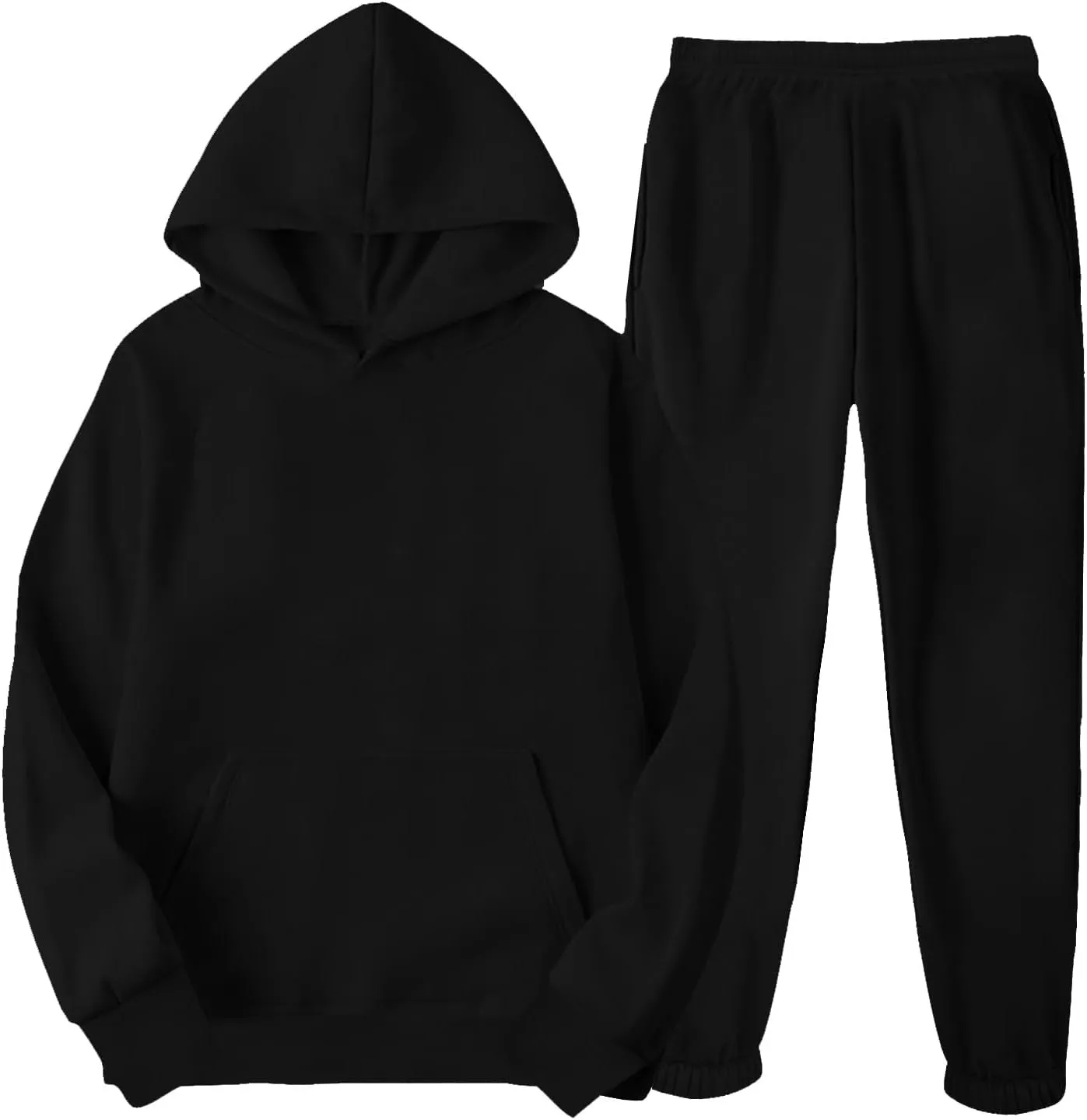 Womens 2 Piece Outfits Sweatsuits Oversized Hoodies Sweatshirt Jogger Sweatpant Tracksuit Sweat Lounge Matching Set