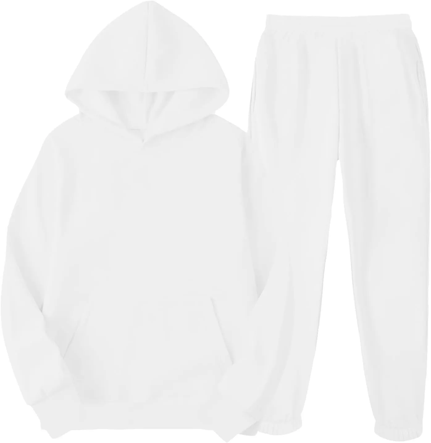 Womens 2 Piece Outfits Sweatsuits Oversized Hoodies Sweatshirt Jogger Sweatpant Tracksuit Sweat Lounge Matching Set