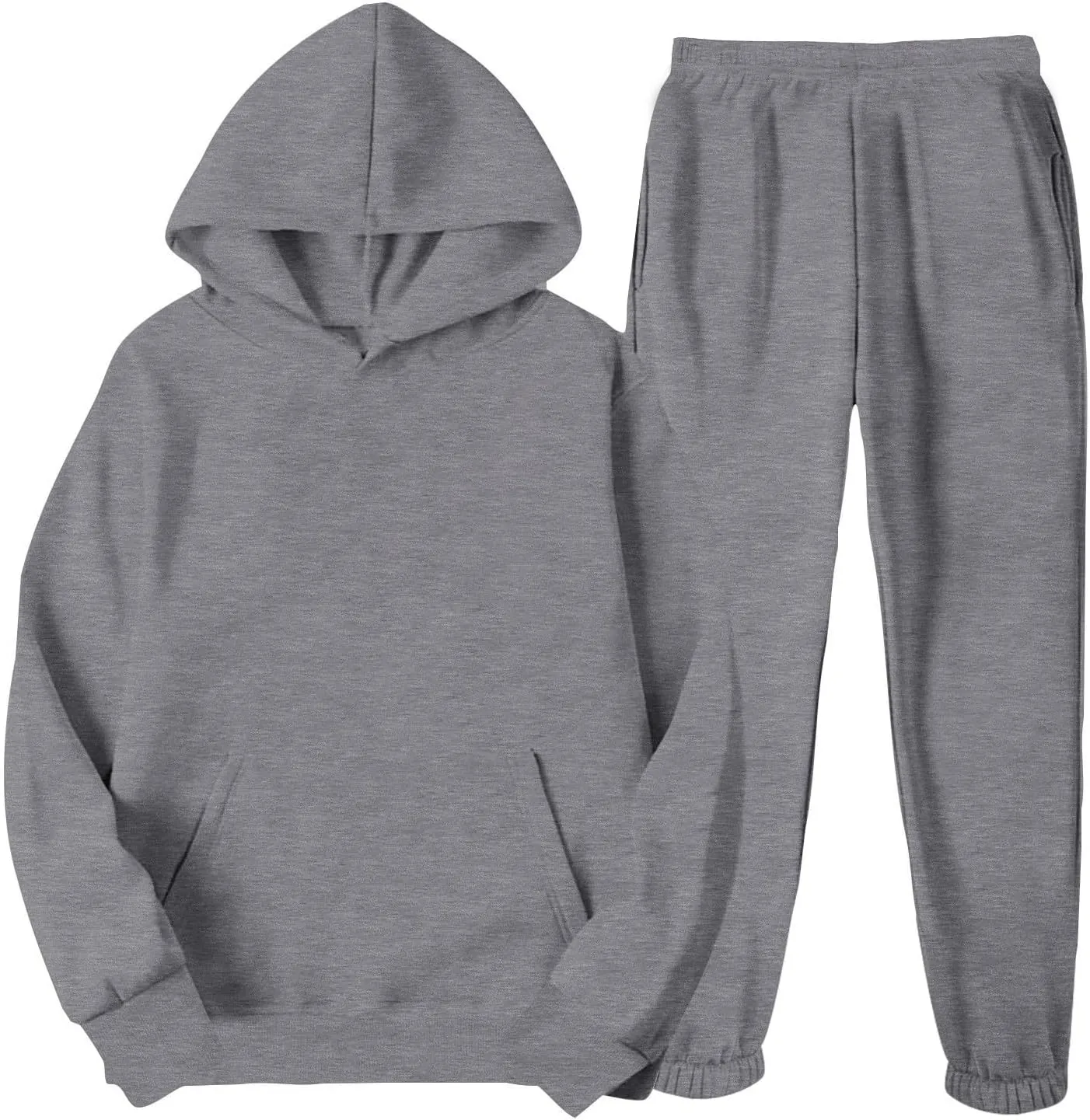 Womens 2 Piece Outfits Sweatsuits Oversized Hoodies Sweatshirt Jogger Sweatpant Tracksuit Sweat Lounge Matching Set