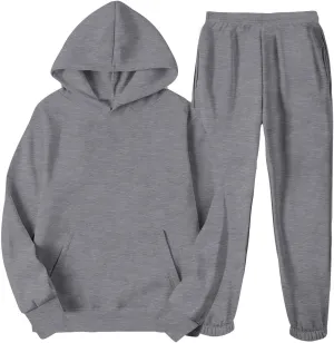 Womens 2 Piece Outfits Sweatsuits Oversized Hoodies Sweatshirt Jogger Sweatpant Tracksuit Sweat Lounge Matching Set