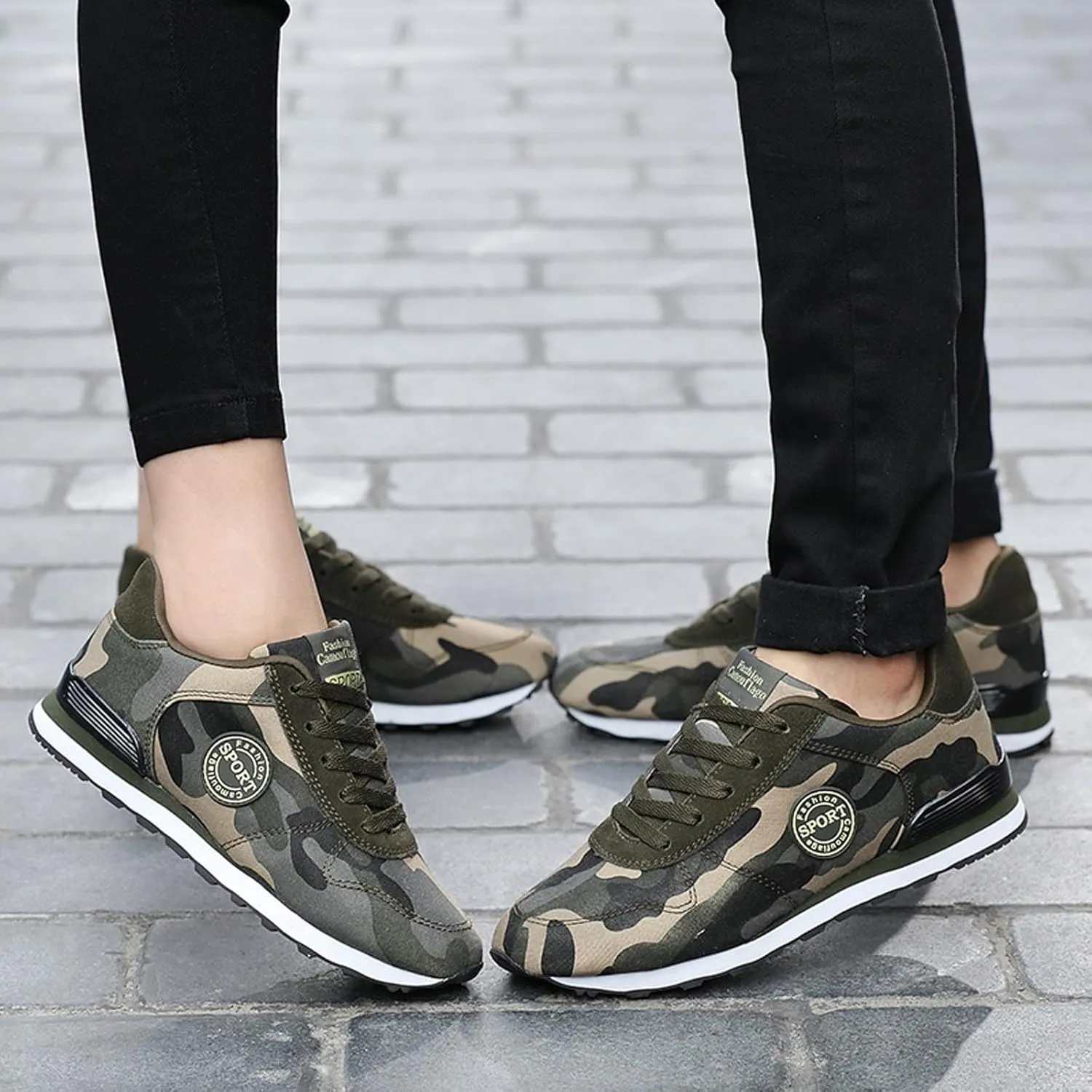 Women's Fashion Suede Sneakers Comfortable Lace Up Breathable Runing Shoes Low Top Slip On Lightweight Gym Athletic Walking Shoes