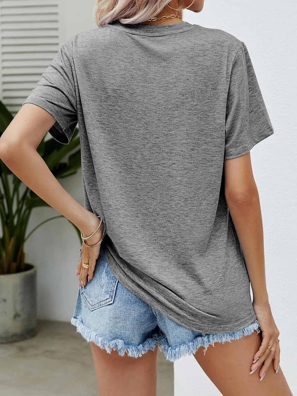 Womens Flower T Shirt Vintage Wildflowers Printed Graphic Tee Casual Botanical Short Sleeve