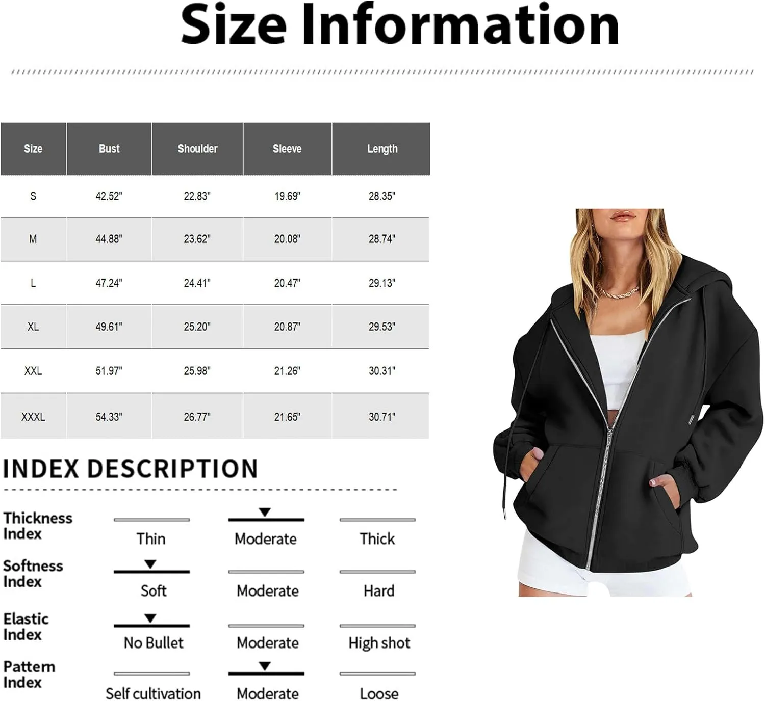 Women's Full Zip Up Hoodie Long Sleeve Hooded Sweatshirts Pockets Jacket Casual Coat Fall Outfits 2024 Trendy