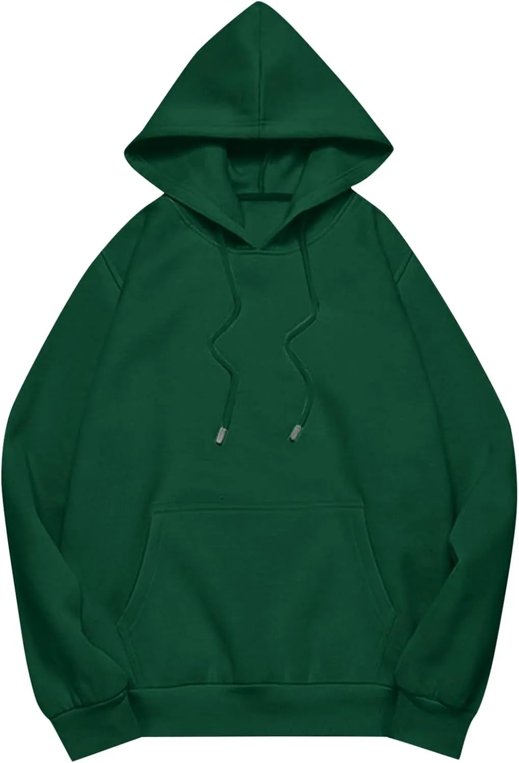 Womens Oversized Hoodies Fleece Sweatshirts Long Sleeve Fleece Sweater Pocket Pullover Fall Outfit Winter Fashion Y2k Clothes